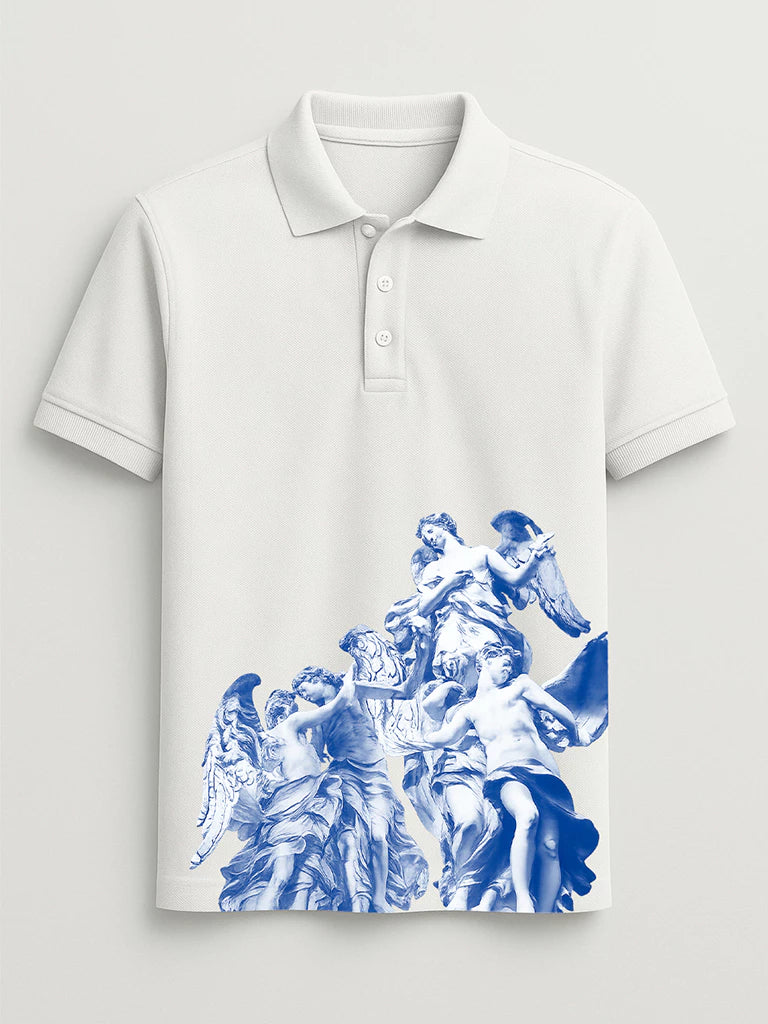 Camiseta Polo Piquet Angels