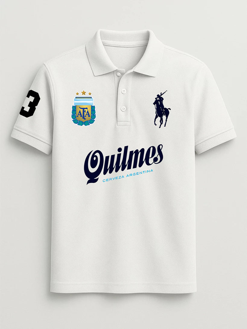 Camisa Polo Piquet Argentina